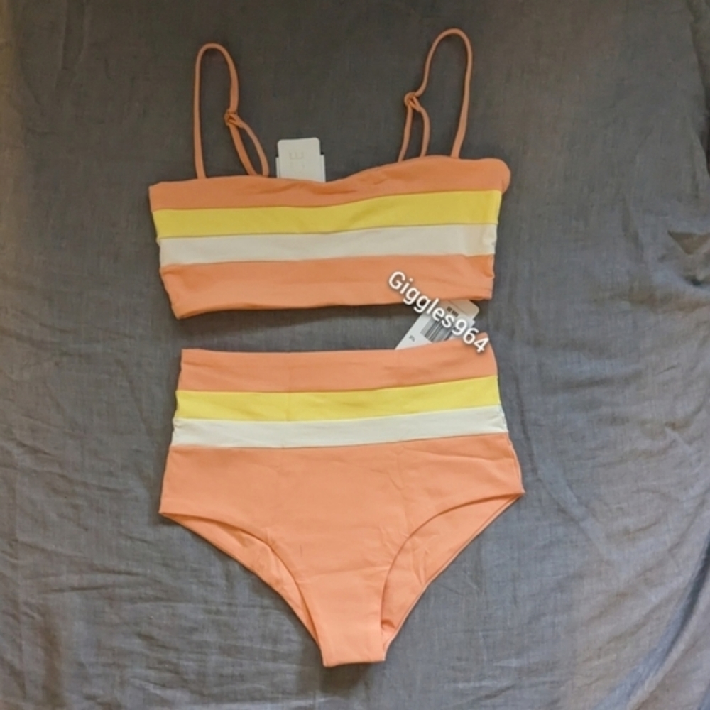 L*Space Rebel Portia Bikini Set Tangy